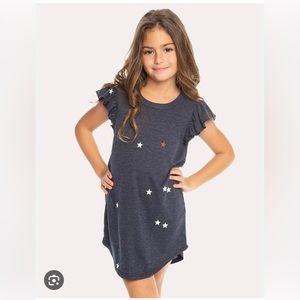 Chaser Girls Flutter Sleeve Dress